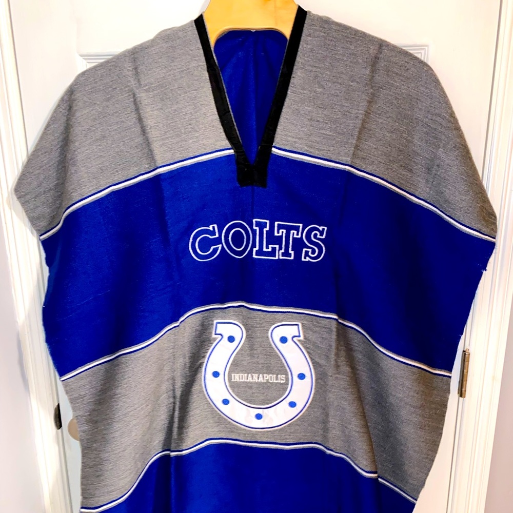 Indianapolis Colts Custom Made Poncho Zarape